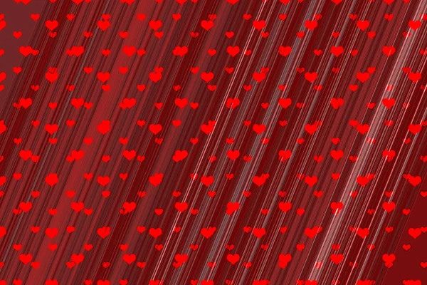 Hartpatronen Sjabloon Voor Wenskaart Valentijnsdag — Stockfoto
