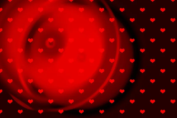 Šablona Vzorů Srdcí Pro Blahopřání Nebo Valentýna — Stock fotografie