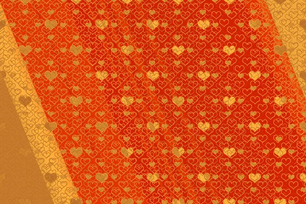 Padrões Corações Modelo Para Cartão Saudação Dia Dos Namorados — Fotografia de Stock