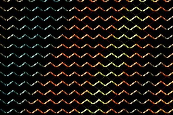 Zig Zag Lines Banner Templates Set Gradient Stripes Texture Backgrounds — Foto Stock