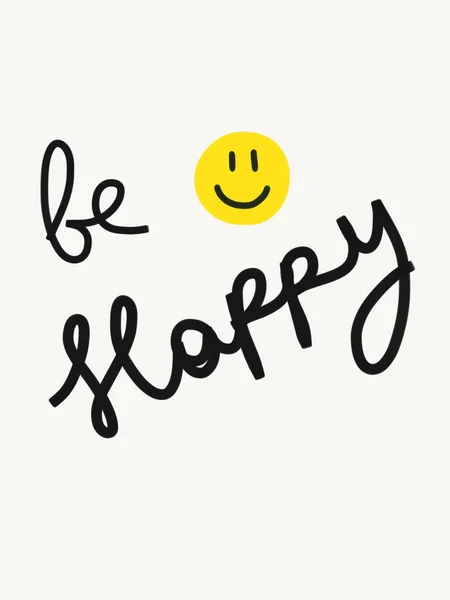 Motivasyon Ifadesi Mutlu Gülümse Emoji — Stok fotoğraf