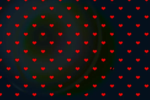 Шаблон Сердечных Узоров Поздравительной Открытки Дня Святого Валентина — стоковое фото