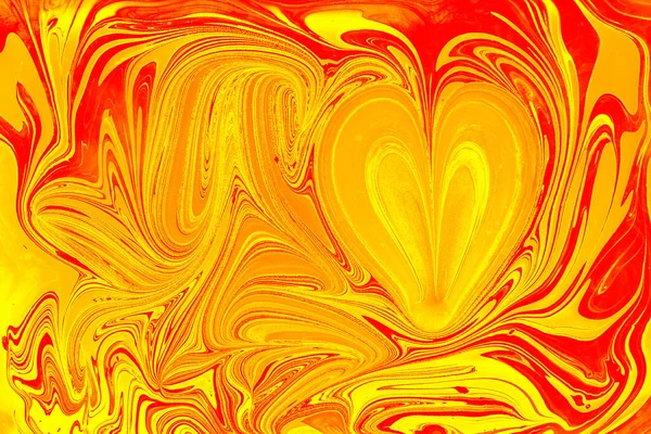 Abstract Picture Heart Creative Marbling Heart Pattern Background Texture — Stock Photo, Image