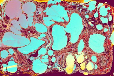 Kumaş için soyut yaratıcı mermer desen. Yazdırma için Ebru mermer efekt yüzey deseni tasarımı