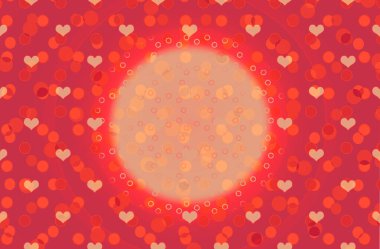 Yaratıcı soyut kalp desenli arkaplan dokusu