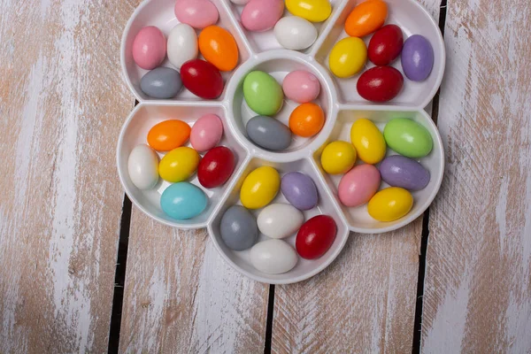 Große Auswahl Süßigkeiten Und Bonbons — Stockfoto
