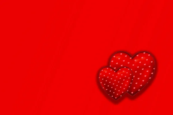 Verbonden Harten Voor Liefde Achtergrond Voor Gelukkige Valentijnsdag Kaart Voor — Stockfoto