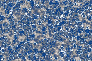 Sahte mikroorganizmalar. mikrobiyoloji. Bakteriler, hücreler, virüsler, mikroorganizmalar.