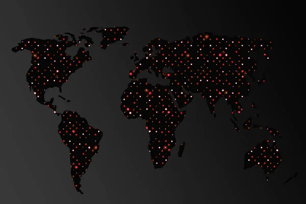 世界地図のデザイン 大陸と地球 ヨーロッパとアメリカ アジアとオーストラリアの地図 ウェブサイトのパターン 年次報告書 インフォグラフィックのための平らな地球地図テンプレート — ストック写真