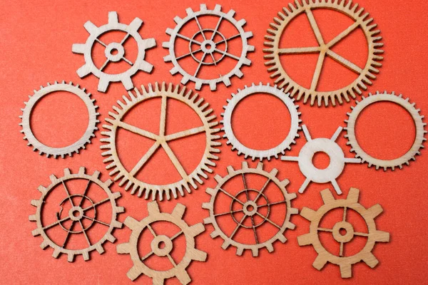 Gear Wheels Concept Mechanism — Stock Photo, Image