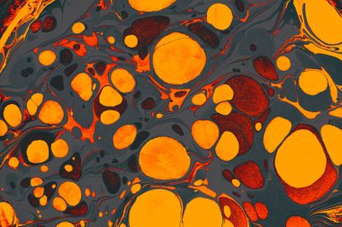 Ebru mermer el yapımı sanat, geleneksel Ebru tekniği. mermer sıvı mürekkep sanatının soyut arkaplanı