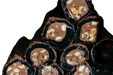 Doğulu tatlılar Türk lokumu. Türklerin lezzet çeşitleri.