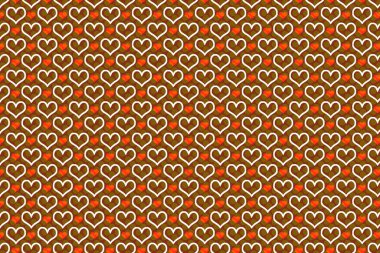 Yaratıcı soyut kalp desenli arkaplan dokusu