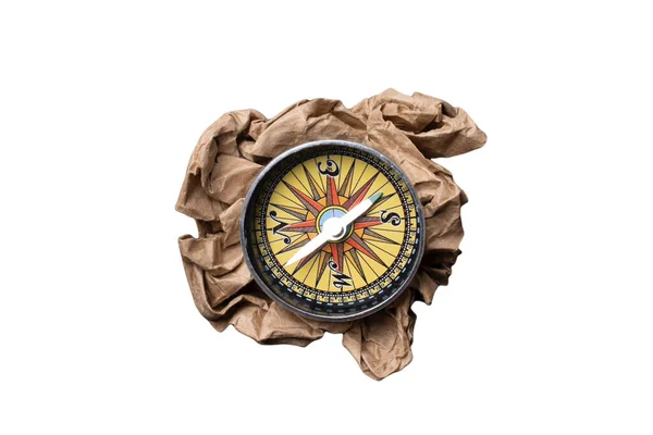 Kompas Navigasi Klasik Lama — Stok Foto