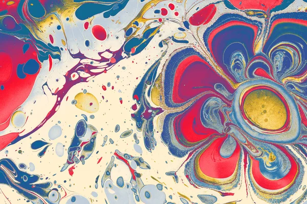 Интенсивная Красочная Смесь Ярких Цветов Шаблоны Абстрактный Дизайн — стоковое фото