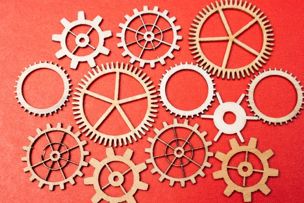 Gear Wheels Concept Mechanism — Stock Photo, Image