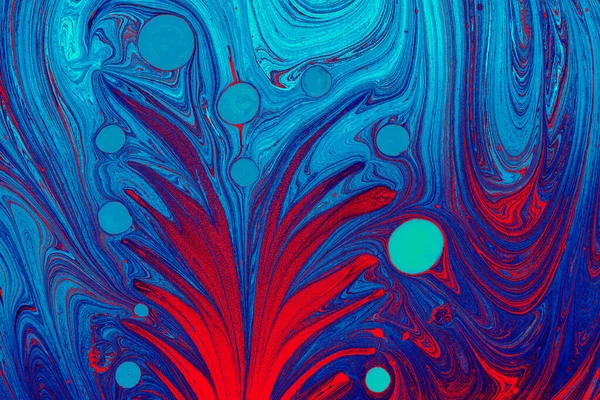 Arte Tradicional Del Mármol Ebru Patrón Floral Jaspeado Abstracto Para — Foto de Stock