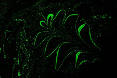 .Geleneksel Ebru bilye sanatı. Kumaş için soyut mermer çiçek deseni
