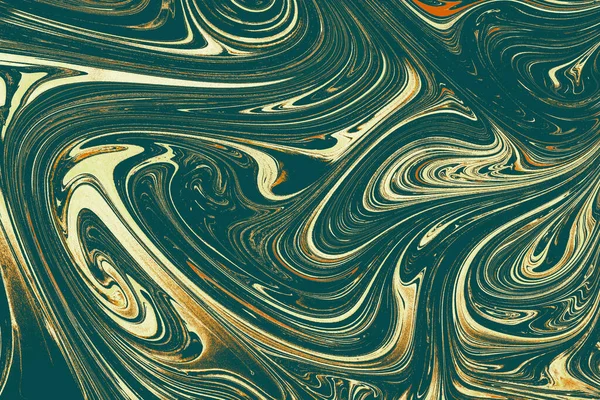Abstract Creative Marbling Pattern Fabric Ebru Marble Effect Surface Pattern — Stock Photo, Image