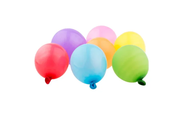Bunch Balloons Isolated White Background Birthday Party — Stock Photo, Image
