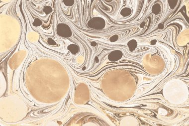 .Geleneksel Ebru bilye sanatı. Kumaş için soyut mermer çiçek deseni