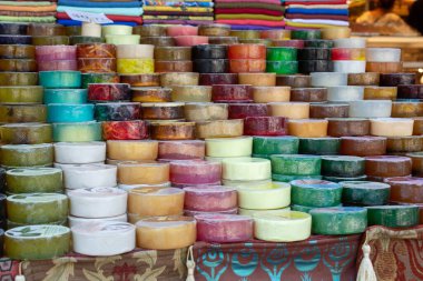 çok renkli çevre dostu saç ve vücut için sabun kalıpları