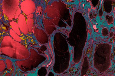 Kumaş için soyut yaratıcı mermer desen. Yazdırma için Ebru mermer efekt yüzey deseni tasarımı