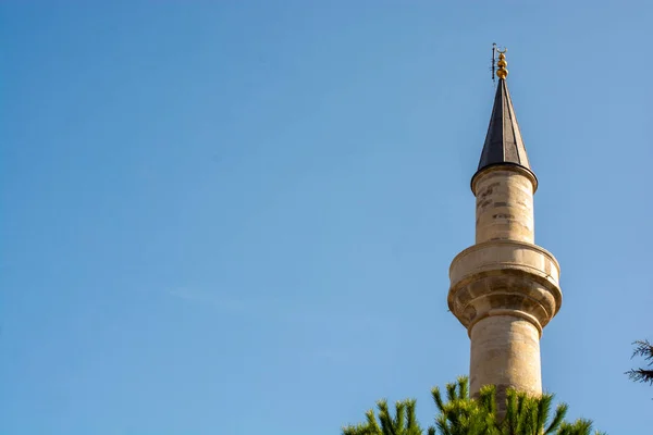 Outer View Minaret Mosque Travel Turkey Concept — Stock Photo, Image