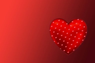 Aşk için birbirine bağlı kalpler mutlu sevgililer günü kartı aşk, romantizm, düğün konsepti