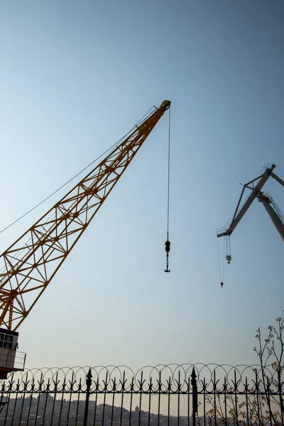 Crane dealership for construction business.