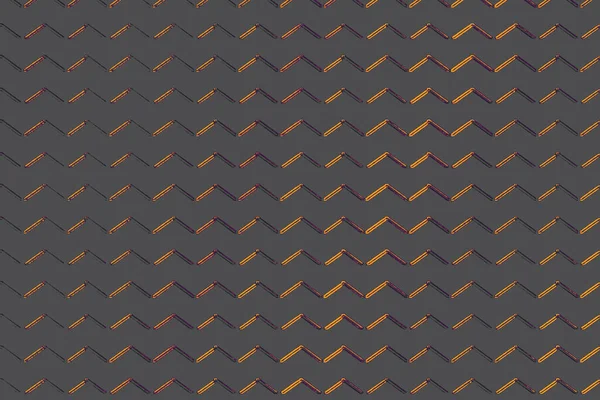 Zig Zag Lines Banner Templates Set Gradient Stripes Texture Backgrounds — Fotografia de Stock