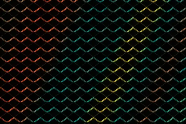 Zick Zack Linien Banner Vorlagen Gesetzt Farbverlauf Streifen Textur Hintergründe — Stockfoto