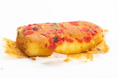 pound kek tasarımı beyaz arkaplanda izole,