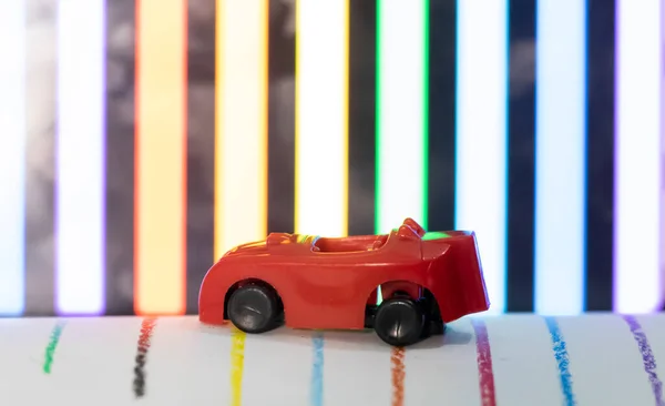 low light focus toy car