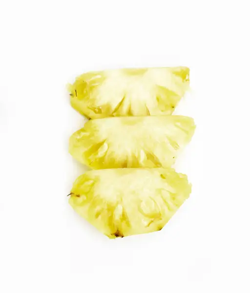 Pineapple Slice Design Isolate White Background Selective Focus — Stockfoto