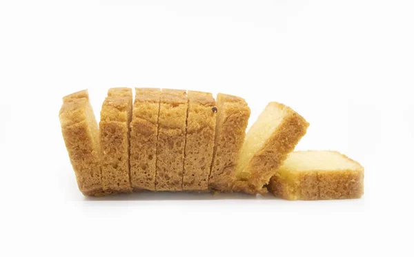 Pound Cake Isolate White Background — Stock Photo, Image