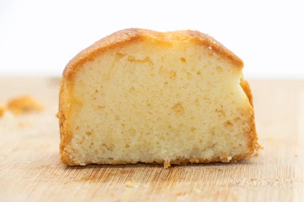 Botercake Geïsoleerd Witte Achtergrond — Stockfoto