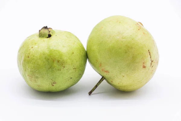Guave Frucht Isoliert Auf Weißem Hintergrund — Stockfoto