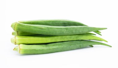 Seçici odaklanma, Lady Finger 'ın stok çekimi, diğer adıyla Bamya.