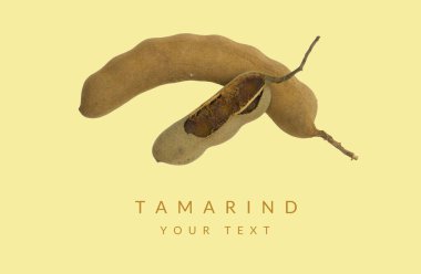 Olgun demirhindi arka planda izole edildi. Üst görünüm.