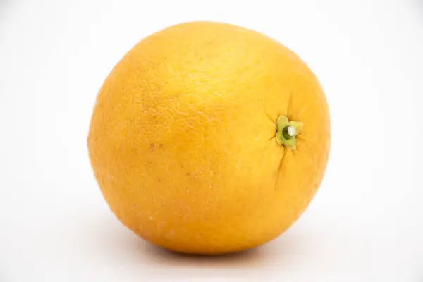 Orange Fruit Clipping Path White — Stockfoto