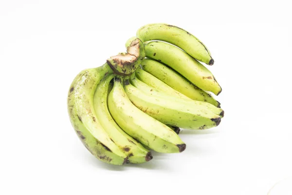 Banda Bananów Izolowanych Białym Tle — Zdjęcie stockowe