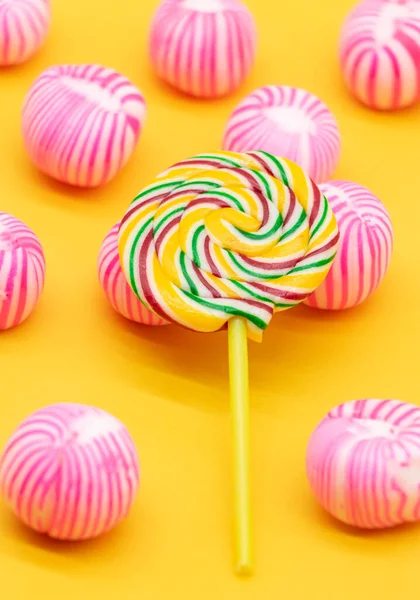 Lollipop Candy Candies Isolated Background — Stockfoto