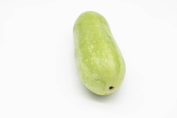 Winter Melon Wax Gourd Isolated White Background — Photo