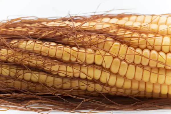 Corn Isolated White Background Package Design — ストック写真