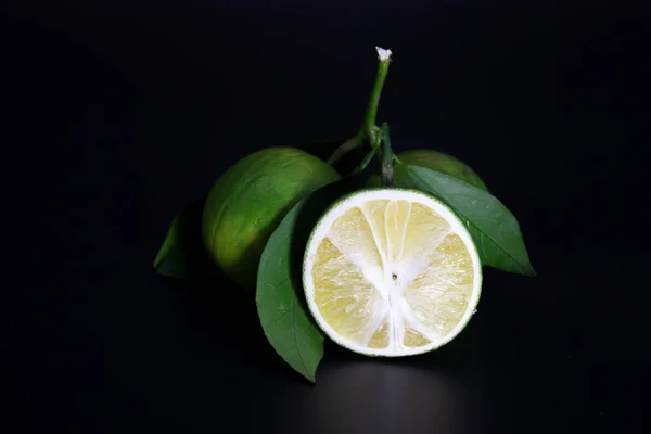 Tangerine Season Fresh Ripe Tangerines Slices — Foto de Stock