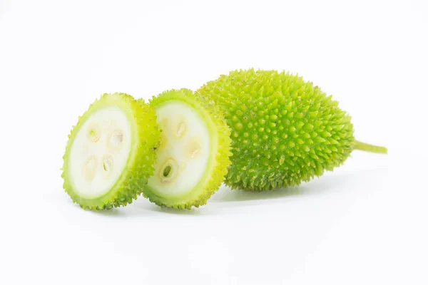 spiny gourd isolated on white background