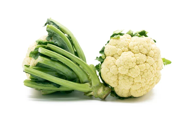 Fresh Cauliflower Bell Pepper Isolated White Background Vegetable — Stock Photo, Image