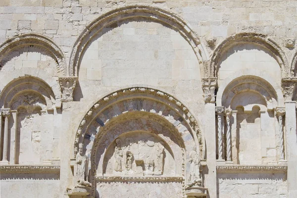 Termoli Molise Detail Cathedral Santa Maria Della Purificazione Apulian Romanesque — 스톡 사진
