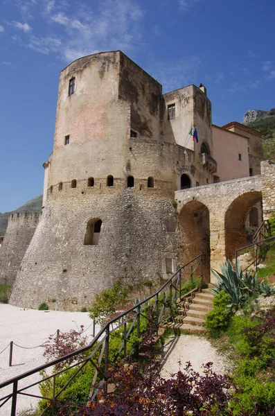 Vista Del Castillo Pandone Venafro Molise Italia — Foto de Stock